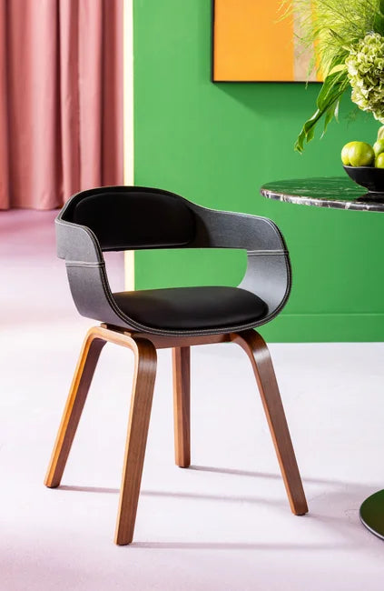 Costa Walnut Armchair by KARE Design